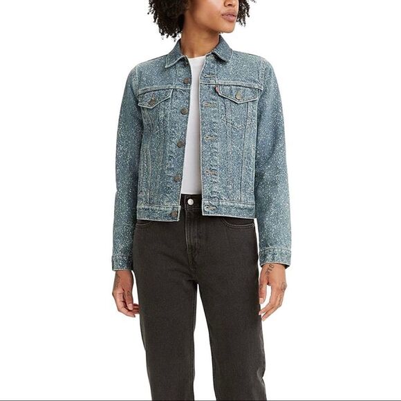 NWT Levi’s Women's Night School Original Trucker Jacket Size XS - Picture 1 of 12